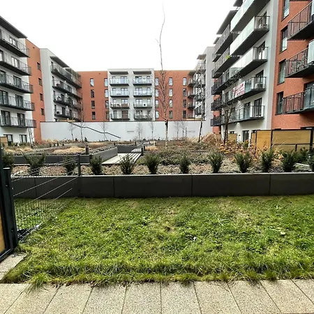 New Comfortable With Patio On Klimeckiego Street Appartement Krakau